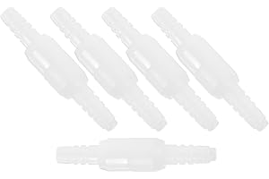5Pcs White Oxygen Tubing Swivel Connector Supply for Home Oxygen,360 Degree Swivel,Avoid Tube Tangles,Oxygen Concentrator Acc