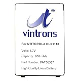 VINTRONS, CLS1110, CLS1100, CLS1410 Battery for Motorola CLS1100, CLS1110, CLS1114, CLS1410, CLS1415, CLS1450, CLS1450CB, CLS1450CH, VL120, VL50