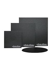 BuildTak, paquete de 3 superficies de impresión 3D, 8 pulgadas x 8 pulgadas, de forma cuadrada, color negro