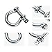 10 PCS M4 Stainless Steel Bow Shackle 5/32