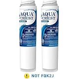 AQUACREST FQSVF NSF 401,53&42 Certified to Reduces Lead, Chlorine, Taste & Odor, Cyst, Benzene and More, Compatible with GE FQSVF, GXSV65R (1 Set)