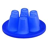 WER Silicone Mold 1.5 Ounce Short Wine Glass With 7pcs Mugs One Time 3D Sublimation Heat Press Transfer