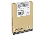 Genuine OEM Brand Name Epson T6039 Stylus 7000/7880/ 9800 Light Light Black Ink T603900