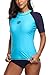 Sociala Women's Short Sleeve Rash Guard Swim Shirt UPF 50+ Rashguard Swimsuit