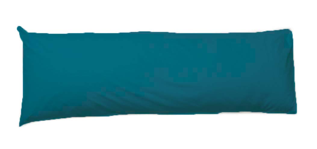 British Home Bedding Bolster Pillow Case Long Body Orthopaedic Support Maternity Pregnancy Pillow Case (King 5ft 19"X 60", Teal)