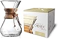 Chemex Classic Series, Pour-Over Glass Coffeemaker, 8-Cup with Chemex Bonded Circle Coffee Filters, 100 Count