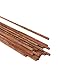 Unichart Chinese Chopsticks Reusable Ebony Organic Natural Wood Chopsticks 10 pairs Set without Paint Dishwasher Safe, Khaki