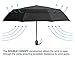 EEZ-Y Compact Travel Umbrella w/Windproof Double Canopy Construction - Auto Open/Close Button