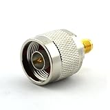 Maxmoral 2 PCS N Male to SMA Female Connector RF Coax Coaxial Adapter