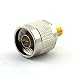 Maxmoral 2 PCS N Male to SMA Female Connector RF Coax Coaxial Adapter primary