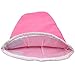 Pana® Brand Reusable *PINK* Thermal Cloth Insulated Mitts with Velcro for Paraffin Wax Heat Therapy Spa Treatments/Self Tanning