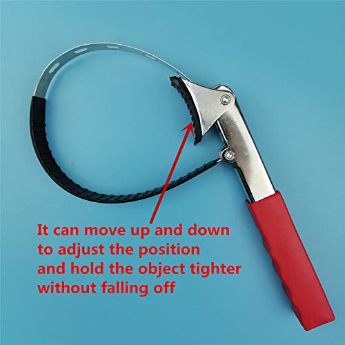 Auto Oil Filter Wrench MultiPurpose Adjustable Filter Removal Wrench