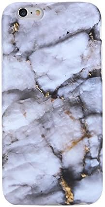 iPhone 8 / 7 / 7S Case Slim-Fit Ultra-Thin Anti-Scratch Shock Proof Dust Proof Anti-Finger Print TPU Case for iPhone 8 / iphone 7 /iPhone 7S (4.7 inch) - Whole White Marble