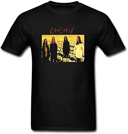 FUSHUO Men's Candlebox T-shirt Size L Black
