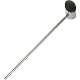 Cotton Candy Scoop, Long Handle Large Caliber Marshmallow Machine Spoon, Stainless Steel Sugar Spoon for Cotton Candy Floss Machine Spare Parts