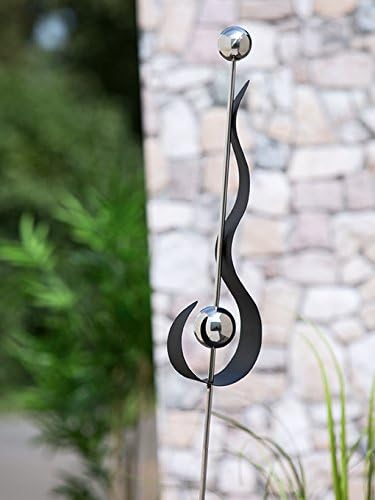 Gilde Xxl Edelstahl Gartenstecker Gartenstab Notenschlussel Gartendeko 117 X 16 X 6cm Amazon De Garten