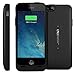 uNu Aero Series iPhone 5S Battery Case / iPhone 5 Battery with Wireless Charging Technology - (Black, Fits All Models Apple iPhone 5S & iPhone 5)