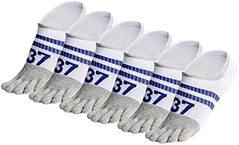3 Pack Five Toe Fingers Socks Mens Summer Cotton Shallow Socks Sports Section
