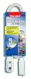First Alert 90866 LCDI Safety Extension Cord, Protected with Fire Shield, 3-Outlet, 6-Foot, White