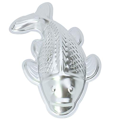 WJSYSHOP 10 Inch Fish Carp Shaped Aluminum 3D Cake Mold Baking Mould Tin Cake Pan - Fish