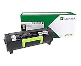 Lexmark 51B1000 MS317dn MX317dn MS417dn MX417de MS517dn MX517de MS617dn MS617de Return Program Cartridge Toner