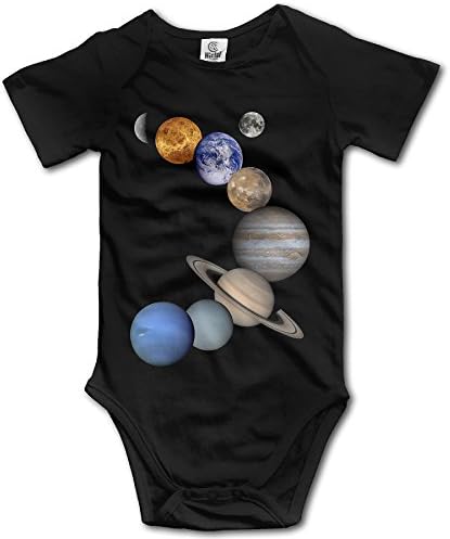 Solar System Planets Space Science Astronomy Baby Girls/Boys Bodysuits