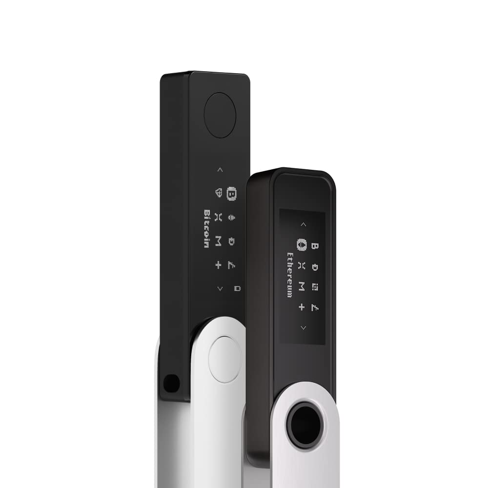 Ledger Nano X and Ledger Nano S Plus Backup Pack - secure crypto wallet signers - Bluetooth or Cable connectivity - to securely Buy, Swap, Stake and Manage thousands of Digital Assets