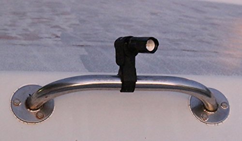 Life-Mounts-LED-Boat-Light-with-All-Weather-Flex-Mount-Multi-Use-Navigation-Anchor-Deck-Galley-and-Reading-Flashlight-Essential-Boating-Accessory-Black