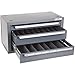 Huot 13350 Three-Drawer End Mill Dispenser Cabinet for Fractional Sizes 1/8