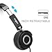 Vogek On Ear Headphones Lightweight and Foldable Bass Headphones with Volume Control and Microphone
