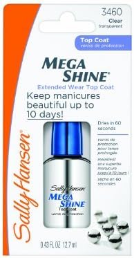 Sally Hansen Mega Shine, 0.43 Fluid Oz, 2 Ea
