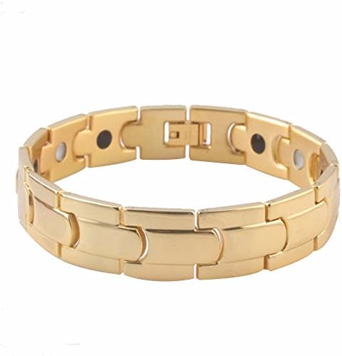 Gaobei Men's Stainless Steel Bracelet Link Wrist Curb Silver Tone
