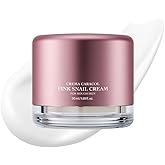 Jaminkyung Pink Snail Cica Cream for Sensitive Skin | Soothing Korean Moisturizer with Peptides & HA for Redness Appearance | Lightweight Gel-Cream for Oily & Blemish-Prone Skin 1.69 fl oz