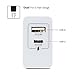 USB Type C Charger, GMYLE 20W USB Dual Ports USB C & A Power Adapter AC Wall Charger for Samsung Galaxy S8, Nexus 6P/5X, Nokia N1, OnePlus 2, Lumia 950 & 950 XL, Google Pixel and More (White)