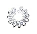 BODYA Blue Cz Gems Crystal Sunflower Nipple Shield Rings Non-Piercing Clip on Circle Nipple Ring Tribal Flower Pair