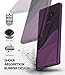 Ringke Wave Case for Galaxy Note 9 with Dual Layer Heavy Duty 3D Textured Shock Absorbent PC TPU Full Body Drop Resistant Protection Modern Design Cover for Note9 - Metallic Purple