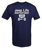 Jeep Life - Money Parts Repeat T shirt - Xlarge