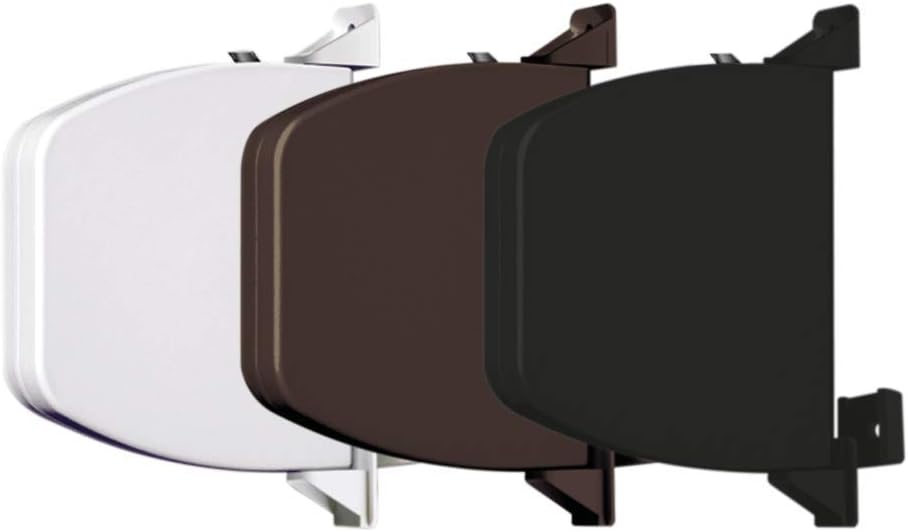 Schellenberg 50141 Brown Flexo Mini Folding Shutter Roller Blinds 14cm to 15.5cm Hole Spacing 180 Degree Swivel - Image 4