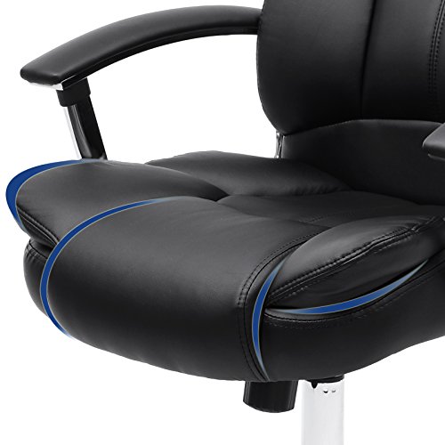 SONGMICS Office Chair with High Back Large Seat and Tilt Function