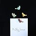NIKKY HOME Fridge Magnets Birds Cute Refrigerator Magnet Set Funny Decorative Vintage Small Pewter Magnets Kitchen Decor Gift for Lady Women Girl Animal Lovers, 4PCS Birds
