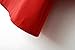 Memorose Women Elegant O-Neck Solid Ruffle Flare Sleeve Short Top Shirt Blouse Red L