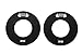 Micro Gainz Olympic Fractional Weight Plate Set of .25lb, .50lb, .75lb, 1lb Plates - 8 Plate Set - Designed for Olympic Barbells, Used for Strength Training and Micro Loading
