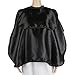 Segbeauty Makeup Cape, Comb out Cape Makeup Smock, Salon Beautician Cape, Makeup Artist Cape Esthetician Makeup Bib Cape for Client with Adjustable Fastener Closure (Black - Longer)