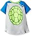 Teenage Mutant Ninja Turtles Little Boys' Toddler T-Shirt with Cape, Blue, 4T