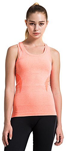 SEKERMAET Women's Fitness Workout Sport Tank Tops, Activewear Gym Yoga Seamless Camisole Dry Fit