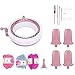 Hand Knitting Machine, 40 Needles DIY Plastic Hand Crank Knitting Machine Children Weaving Toy Tool for Sweater Sock Hat