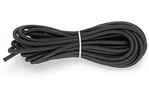 ATYHAO Elastic Rope,7mm 10m / 32.8ft Clothes Round Elastic Rope Cord with Strong Elasticity for Clothing Sewing Trim Embellishments DIY