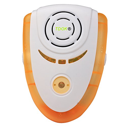 Ultrasonic pest repeller, tdok 4 in 1 electronic plug i…