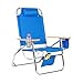 Big Jumbo 500 lbs XL Wide Heavy Duty Beach Chair for Big & Tall Adults, Aluminum Tubing - 4 Reclining Positions