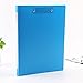 Double Strong Clips File Folder Report Cover, Punchless Binder, Office Project Folder, Commercial or School Documents File Folder, for Letter Size or A4 Size, 100 Sheet Capacity, Blue
